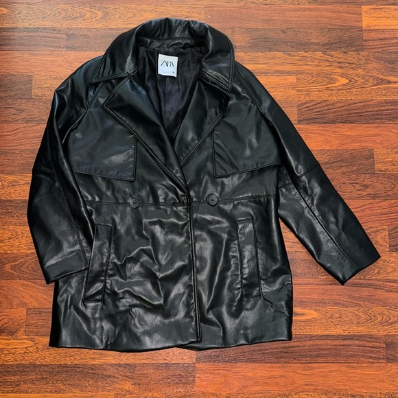 Zara | Leather Jacket - Picture 1 of 4